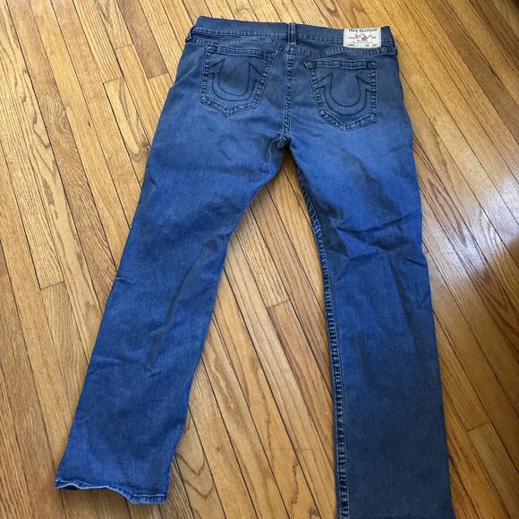 True Religion Mens Jeans, 38x32 - Relaxed Straight "Ricky" - Picture 12 of 16